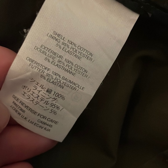 [J Crew] Waxed Cotton Belted Trench Coat - Picture 9 of 10